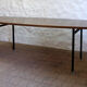 Grande table ovale vintage années 60