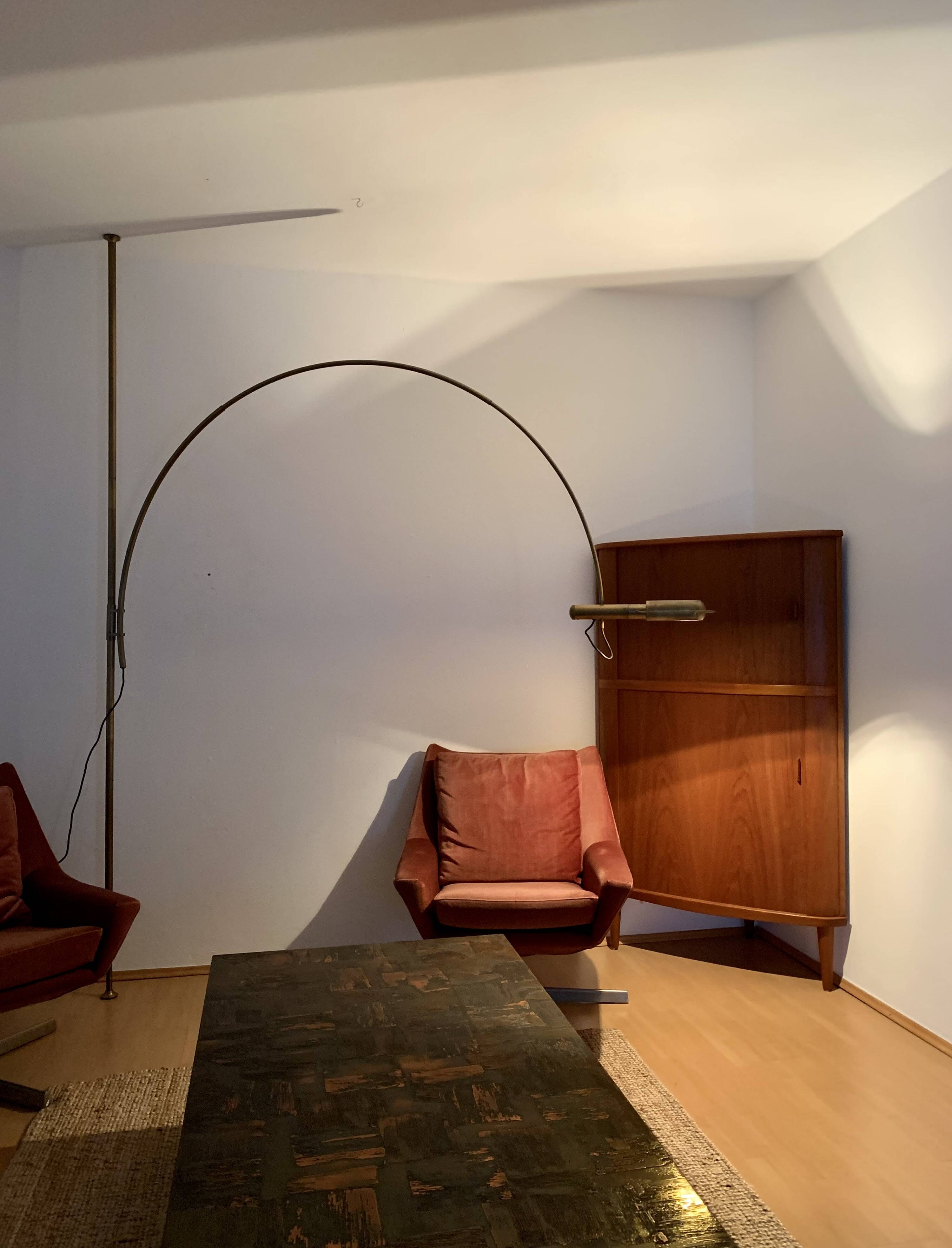Adjustable Arc Floor Lamp by Florian Schulz