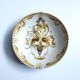 Vintage hollow plate Keraluc Quimper France G6 floral decoration bo
