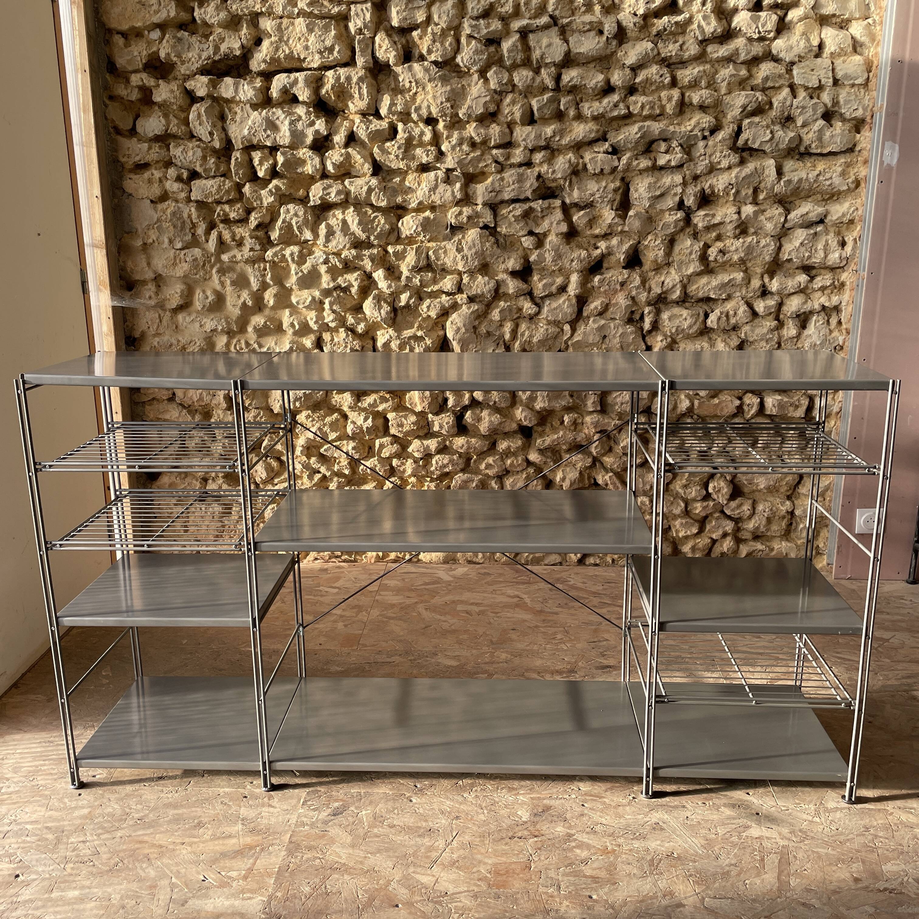 Modular metal shelf Niels Gammelgård - IKEA