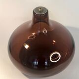 Plum glass lamp base