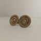 Paire de boutons de meubles Empire en bronze XIXeme