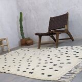 Moroccan Berber wool rug 240 x 146 Cm