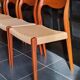 4 Niels Otto Møller model 71 chairs, Denmark 1950