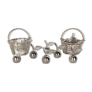 12 marque-places en métal