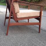 Scandinavian teak armchair 1960