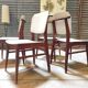 Lot de 4 chaises allemande Kondor Möbelwerk 1960