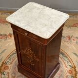 Bedside of the period Charles X in marquetry XIXth