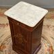 Bedside of the period Charles X in marquetry XIXth