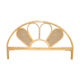 Former braided rattan wicker headboard