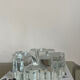 Solid glass paperweight