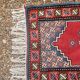 Vintage Oriental Handwoven Caucasian Shirvan Rug 82x130cm
