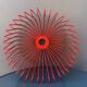 Coupe à fruit design metal rouge