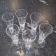Ensemble de 6 flûtes à champagne en cristal