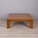 Vintage 1970s "Mou" wooden coffee table designed by Afra & Tobia Scarpa