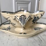 Gravy boat Terre de Fer Sarreguemines late nineteenth century