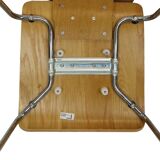 Vintage Set of 4 IKEA Gilbert Chairs Curved Oak Plywood 1999