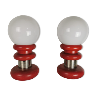 Pair of table lamps 60s