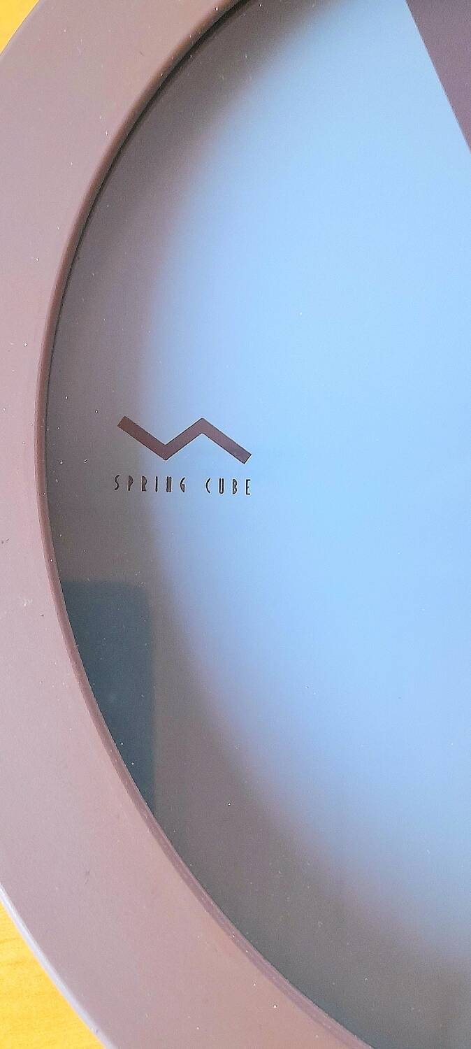 Spring cube wall clock Nicolai Canetti 80s