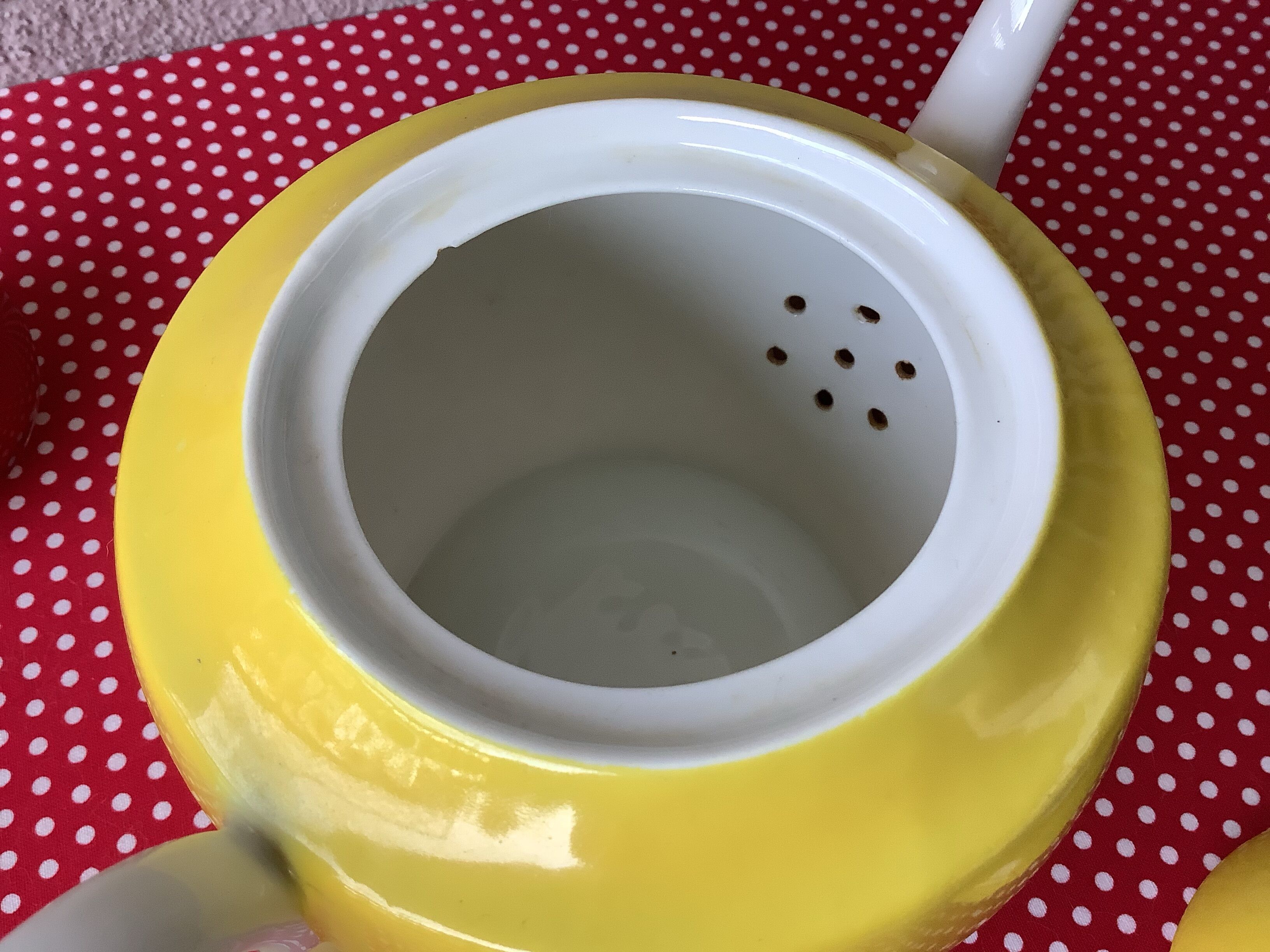 Teapot Limoges F. Legrand - Yellow Co.