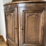 Corner neo louis xv oak corner furniture french vintage mid century alsatian alsace
