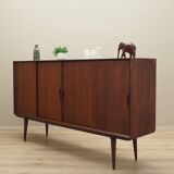 Rosewood highboard, Danish design, 1970s, manufacturer: Omann Jun