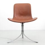 Set of 4 Scandinavian chairs model PK9 original edition K. Christiansen