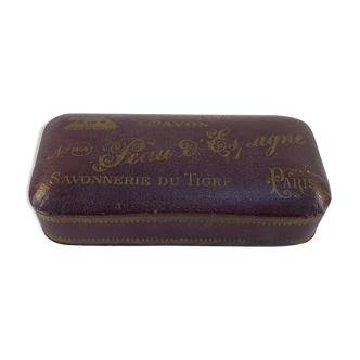 Old soap box savonnerie du tigre celebre soap peau d'espagne paris