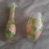Vase à décor de fleurs