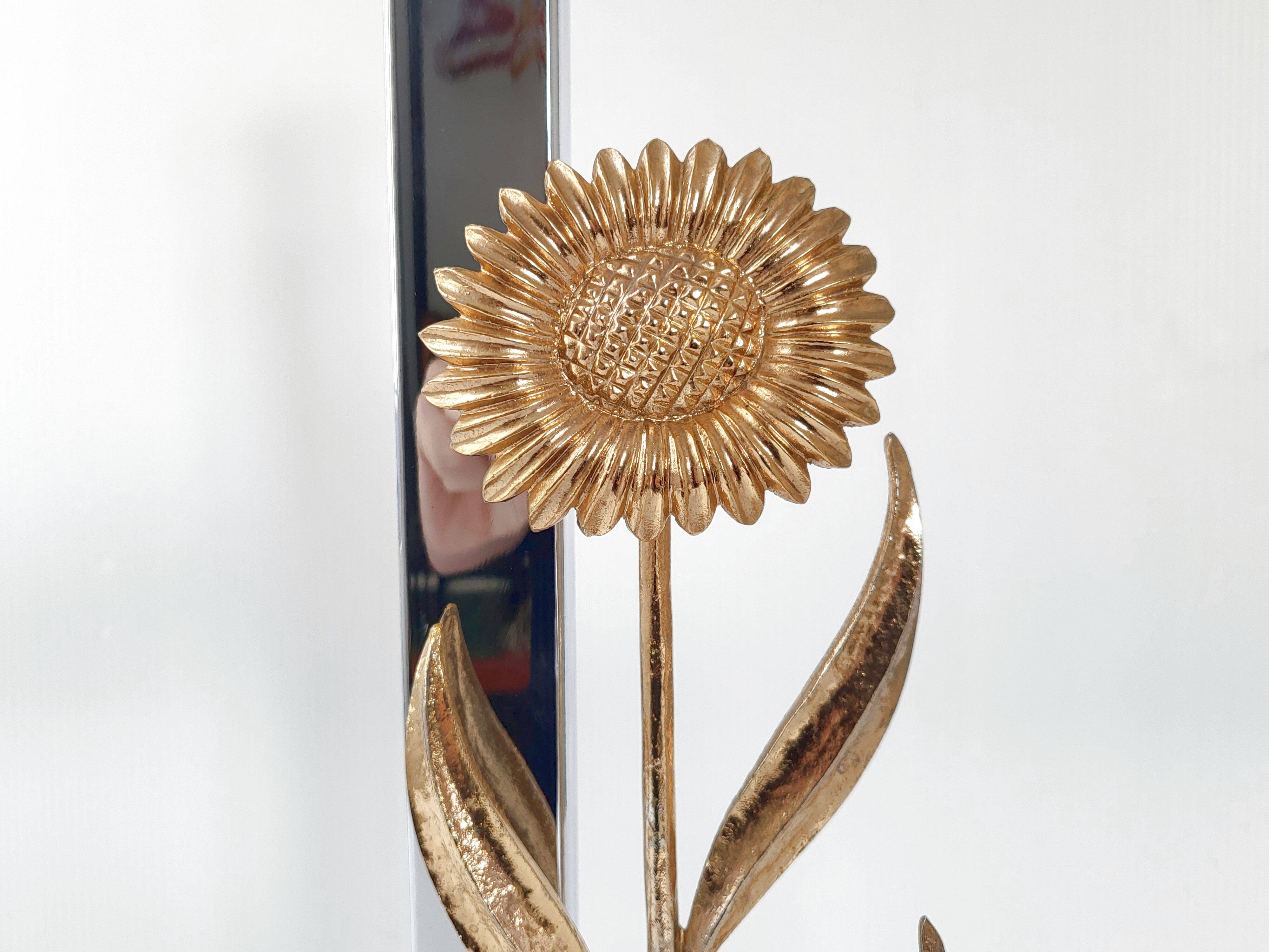Vintage sunflower lamp 1970