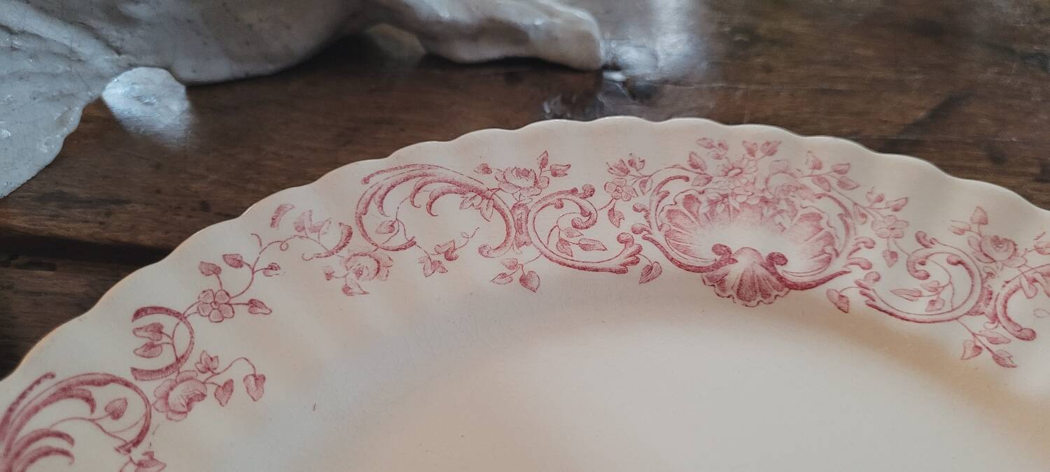 Longchamp ironstone plate