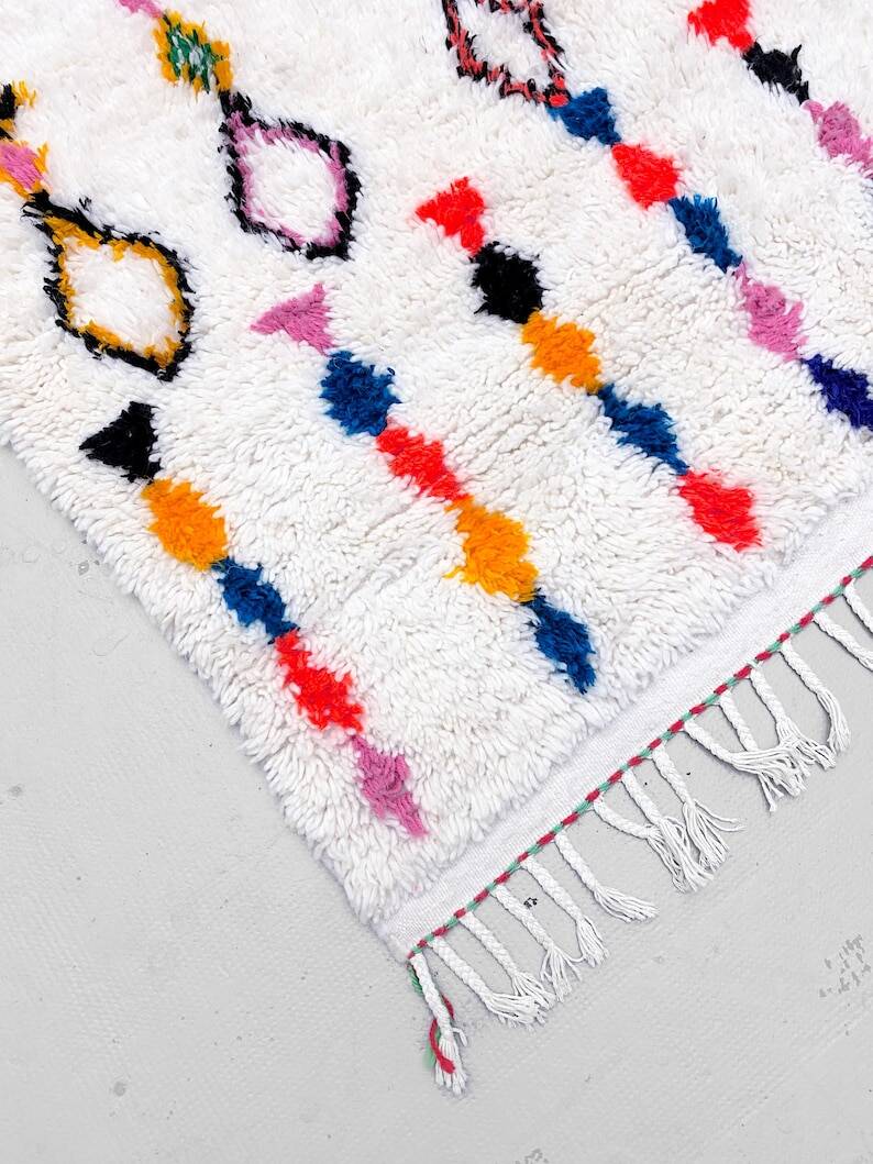 Tapis bérbere fait main traditionnelle 250cmx150cm