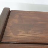 Solid oak dining table, The Netherlands 1970's