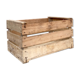 Casier caisse boite en bois vintage