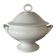 White porcelain soup tureen - Moulin des Loups