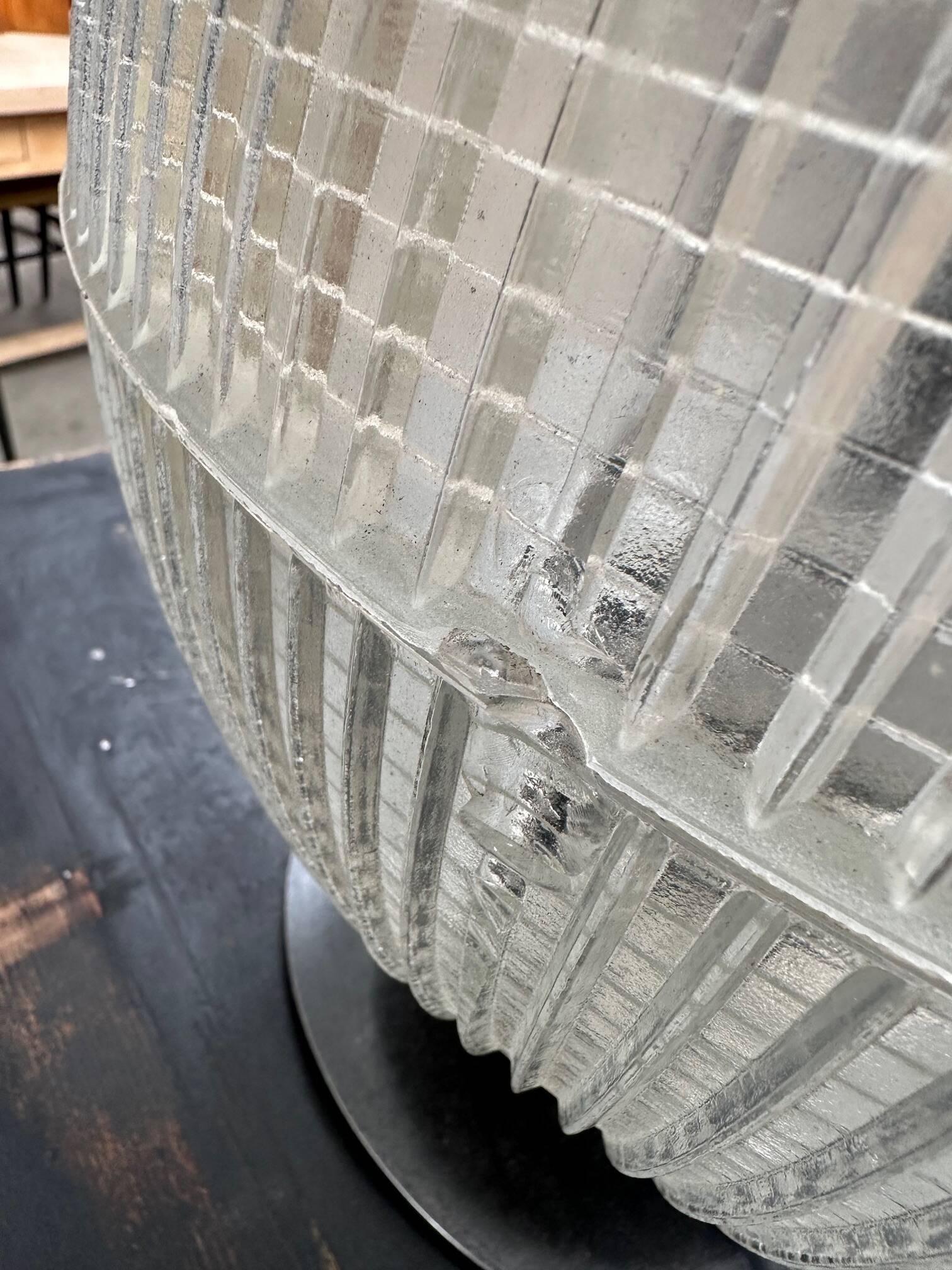 Suite of 3 70s holophanes