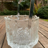 Ice bucket glass texture by Tapio Wirkkala for Iittala around 1970.