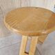 Folding pine stool - Design attributed to Adrian Reed or Pierre Lota - 1980
