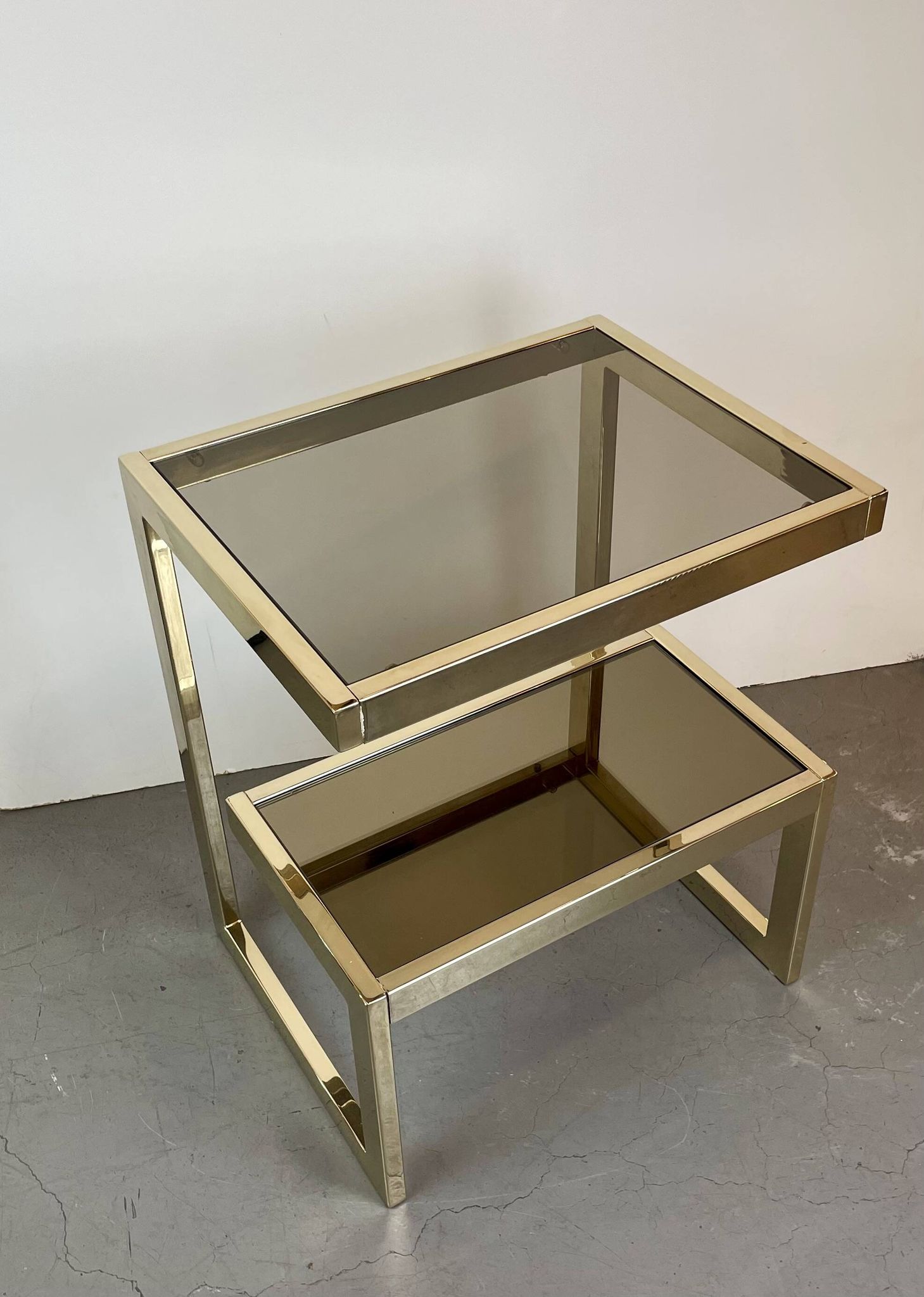 G, Table d'appoint, par Belgochrom pour la Dewulf Selection, Belgique, 1970