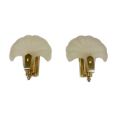 Pair of shell sconces