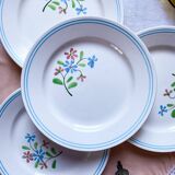 4 Salins dessert plates