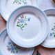 4 Salins dessert plates
