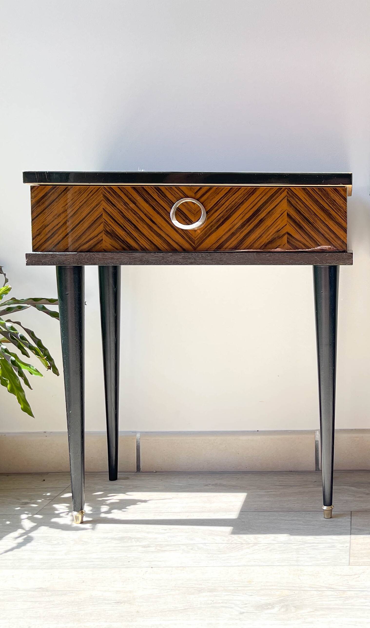 Vintage Formica bedside table, 1960s
