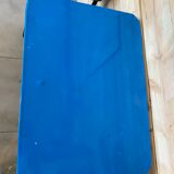 Folding iron wall table