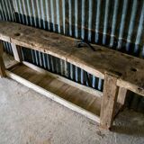 Old carpenter's workbench restored