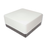 70 square white opaline ceiling