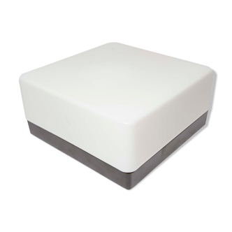 70 square white opaline ceiling