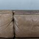 Danish mid-century three-seat brown leather sofa, 1970s
