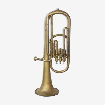 Saxhorn baryton ancien Gautrot Paris XIXe