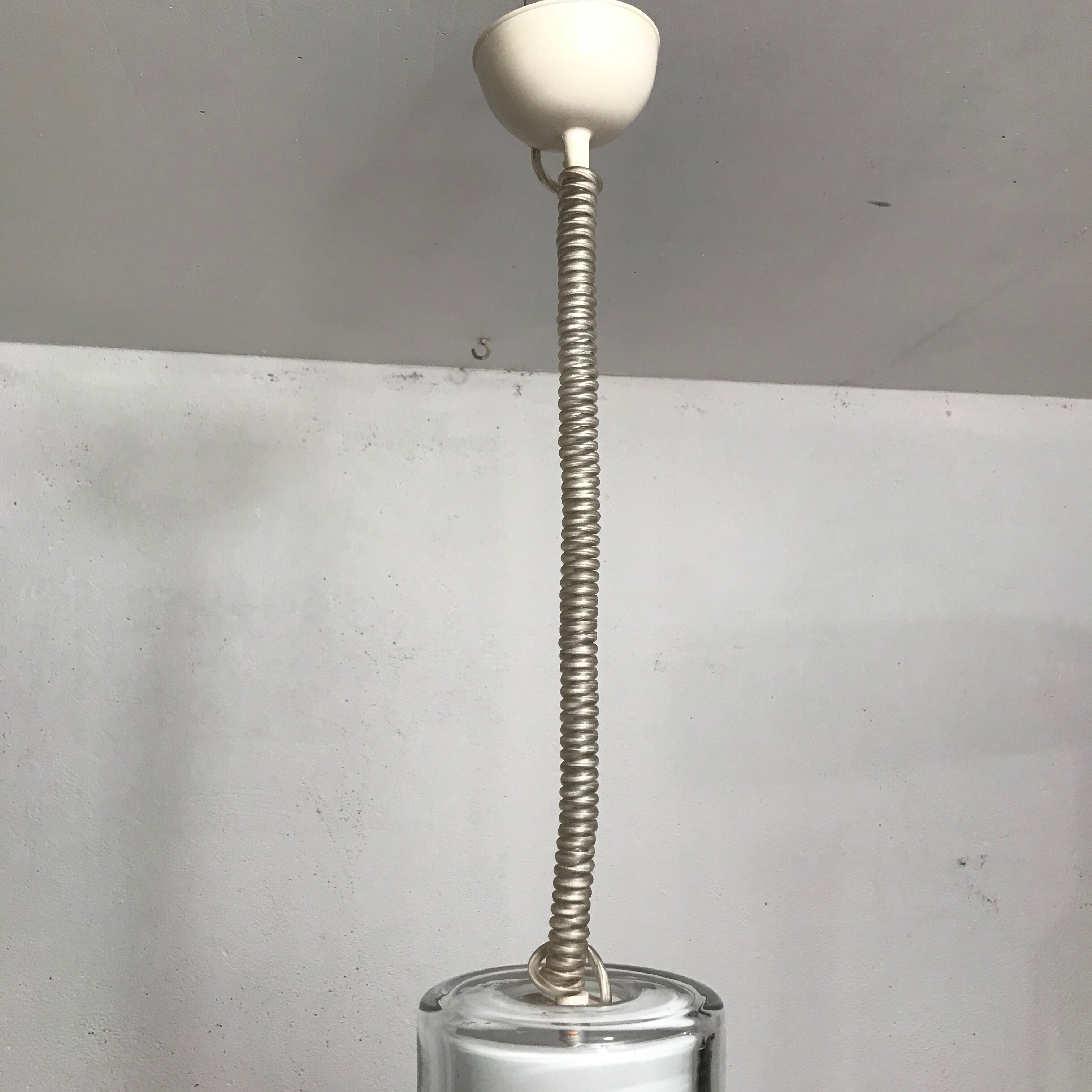 Pair of hanging Fiore by Renato Toso, Leucos Murano 1970